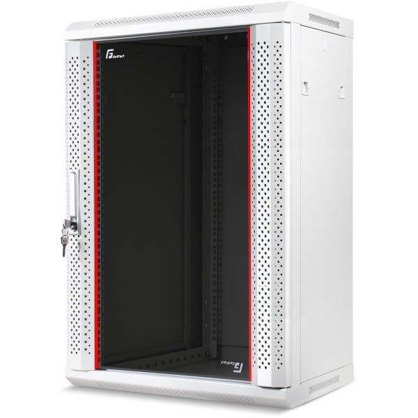 SZAFA RACK GETFORT 19 CALI 18U 600X450 WISZĄCA SZARA
