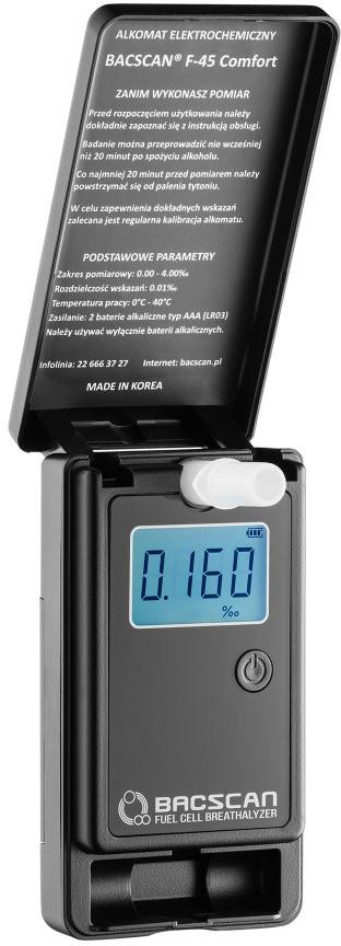 Etilometro Bacscan F-45 Comfort