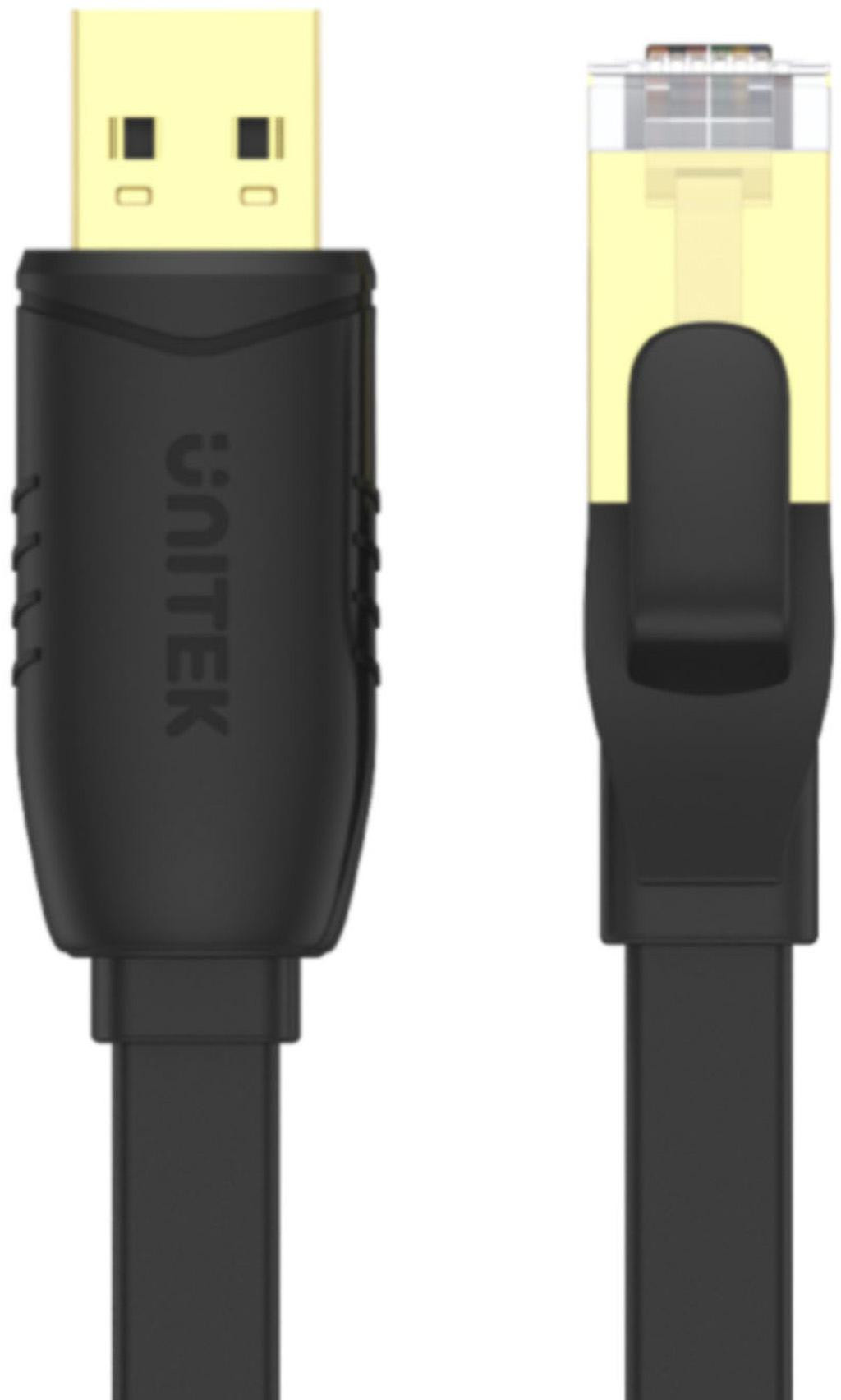 Cavo Unitek Y-SP02001B RJ-45 su USB-A consoleowy 1,8m