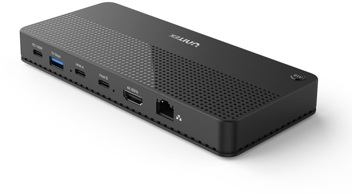 Docking station Unitek D1079A 12w1, HDMI 8K, USB 4, 100W