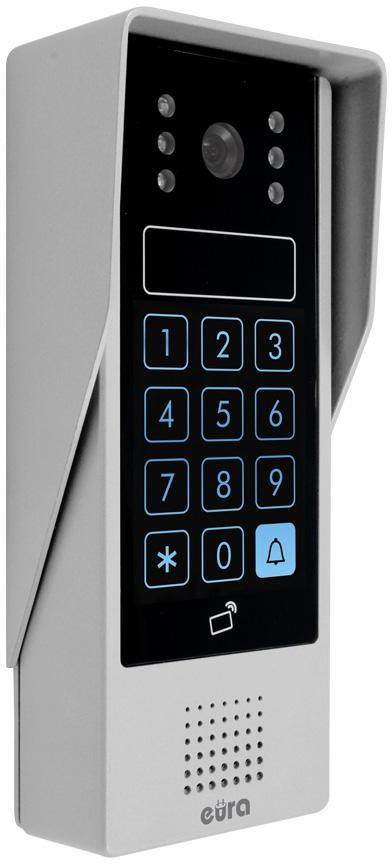 EURA VDP-77A3 Taurus wideodomofon zestaw LCD 7 cali czytnik RFID szyfrator dotykowy karta microSD pamięci EURA VDP-77A3 Taurus wideodomofon zestaw LCD 7 cali czytnik RFID szyfrator dotykowy karta microSD pamięci