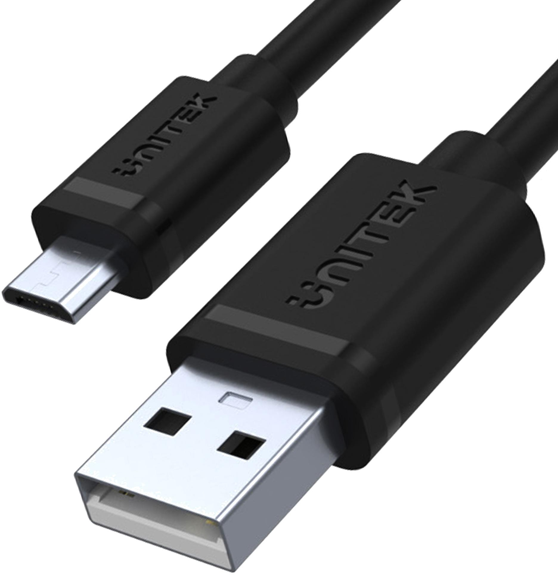Cavo USB Unitek Y-C454GBK Mobile USB-microUSB 2.0 0,5m