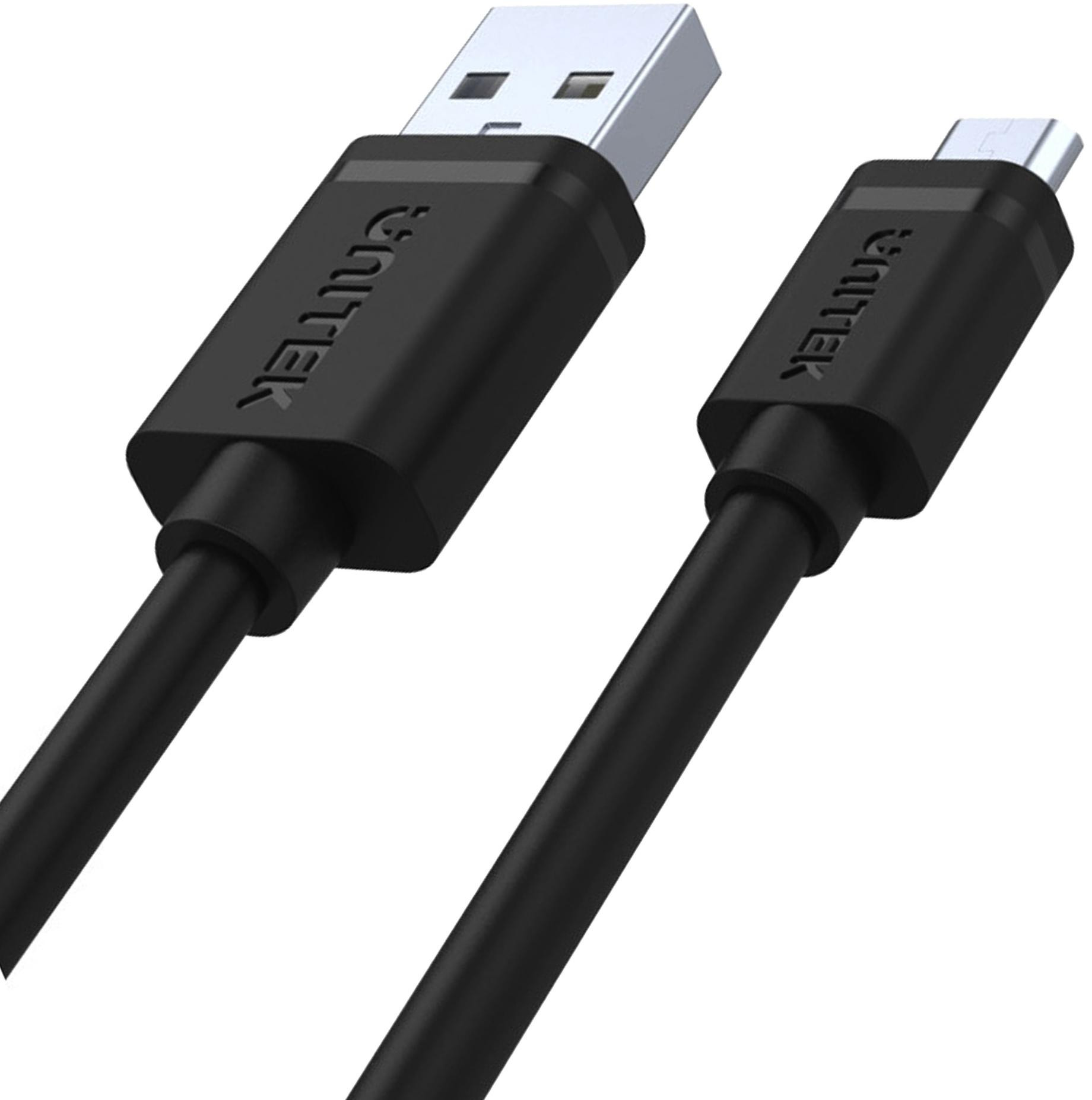 Unitek Y-C451GBK Mobile Cavo microUSB-USB 2.0 1M