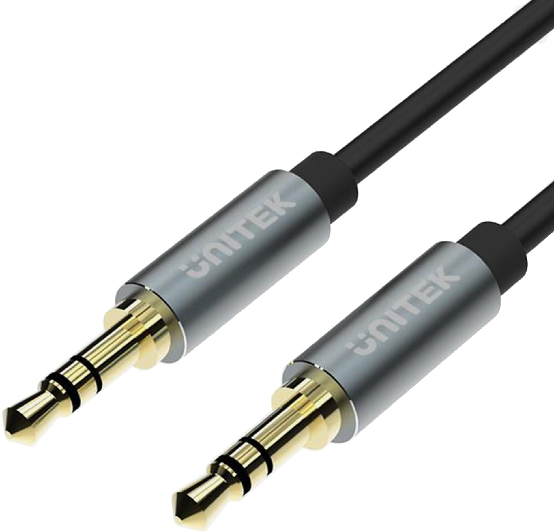 Unitek Y-C922ABK Cavo miniJack 3.5mm -miniJack TWIST 1,5m
