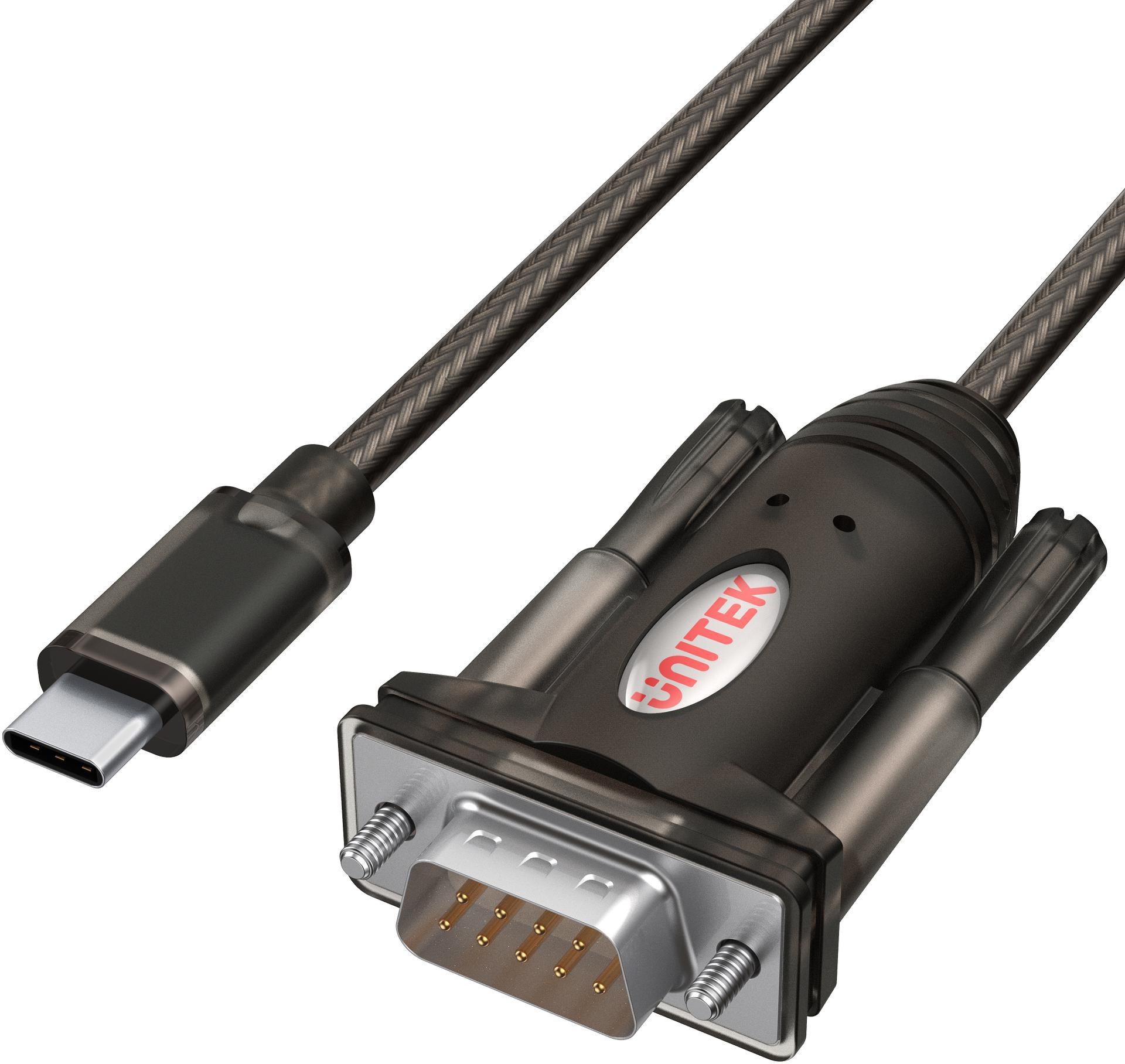 Adattatore Unitek Y-1105K USB-C 1x RS-232