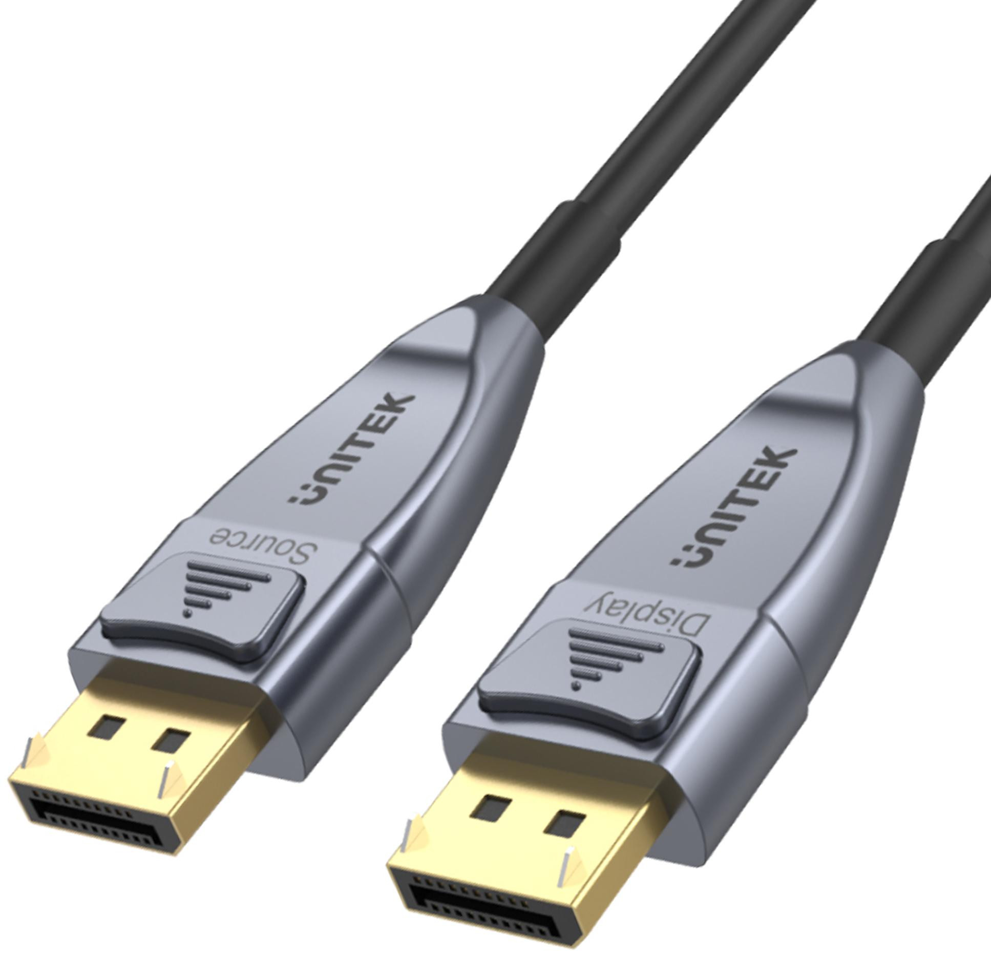 Unitek Cavo ottico DisplayPort 1.4 AOC 8K 15m