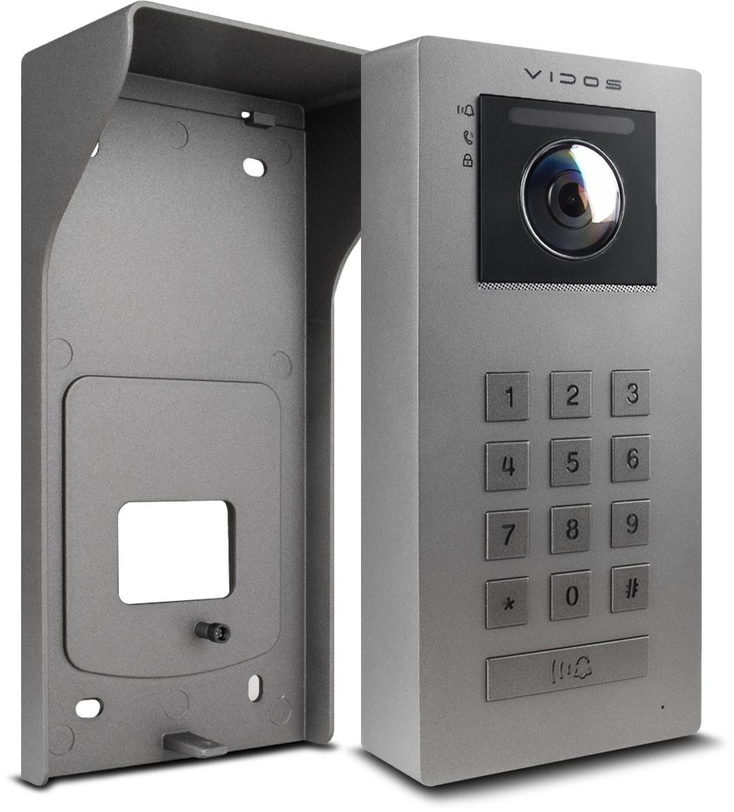 Vidos IPX S100 panel zewnętrzny wideodomofon IP Full HD 125° PoE IP54 PIN QR Vidos IPX S100 panel zewnętrzny wideodomofon IP Full HD 125° PoE IP54 PIN QR