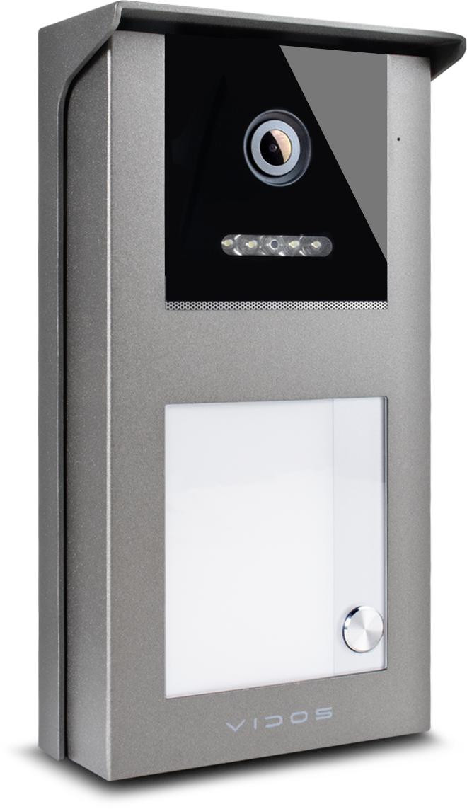 VIDOS IPX S101-1 panel zewnętrzny wideodomofonu IP, kamera Full HD 125°, czytnik zbliżeniowy, IP54 VIDOS IPX S101-1 panel zewnętrzny wideodomofonu IP, kamera Full HD 125°, czytnik zbliżeniowy, IP54