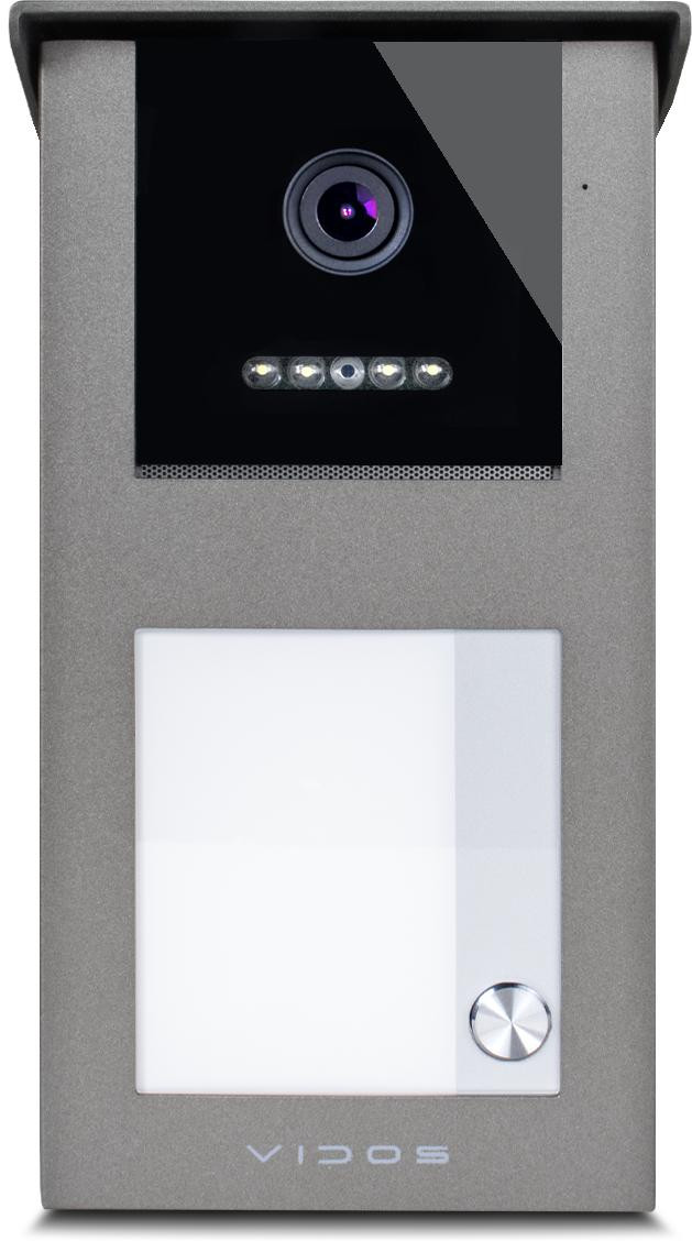 VIDOS IPX S101-1 panel zewnętrzny wideodomofonu IP, kamera Full HD 125°, czytnik zbliżeniowy, IP54 VIDOS IPX S101-1 panel zewnętrzny wideodomofonu IP, kamera Full HD 125°, czytnik zbliżeniowy, IP54