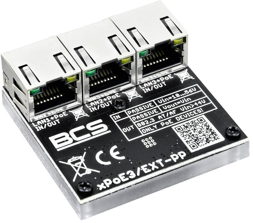 Switch POE BCS POWER BCS-xPoE3/EXT-PP
