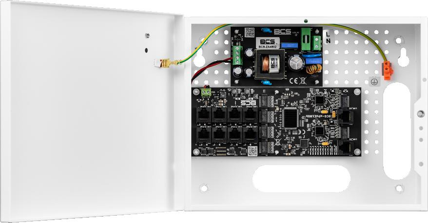 BCS POWER BCS-IP8Gb/E-S/E zestaw zasilania 8 kamer IP switch PoE 96W obudowa wewnętrzna natynkowa BCS POWER BCS-IP8Gb/E-S/E zestaw zasilania 8 kamer IP switch PoE 96W obudowa wewnętrzna natynkowa