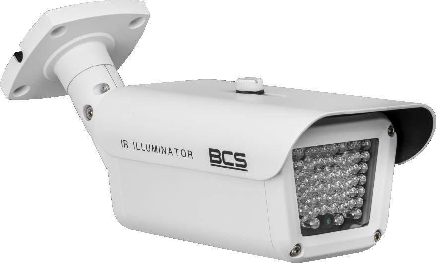 Oświetlacz podczerwieni BCS-IR55X60-B, zasięg 55 m, kąt 60°, IP66, doświetlenie IR do kamer CCTV Oświetlacz podczerwieni BCS-IR55X60-B, zasięg 55 m, kąt 60°, IP66, doświetlenie IR do kamer CCTV