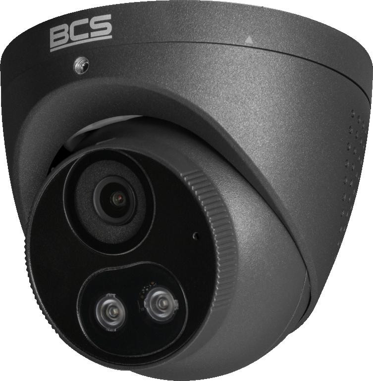 Kamera IP BCS Point BCS-P-EIP25FSR3L2-AI2-G kopułkowa 5Mpx Starlight IR30m PoE mikrofon analityka AI Kamera IP BCS Point BCS-P-EIP25FSR3L2-AI2-G kopułkowa 5Mpx Starlight IR30m PoE mikrofon analityka AI