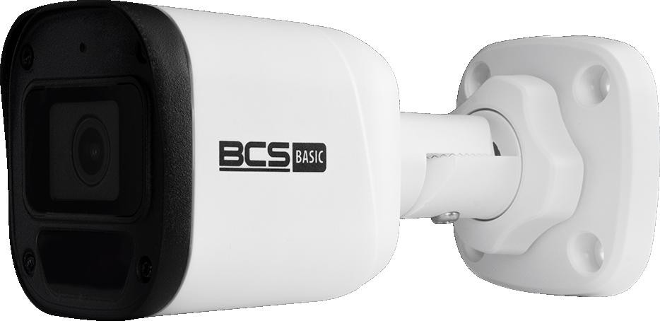 Kamera IP BCS BASIC BCS-B-TIP15FR3(2.0) tubowa 5 Mpx, obiektyw 2.8 mm, IR 30 m, mikrofon, PoE, IP67 na zewnątrz Kamera IP BCS BASIC BCS-B-TIP15FR3(2.0) tubowa 5 Mpx, obiektyw 2.8 mm, IR 30 m, mikrofon, PoE, IP67 na zewnątrz