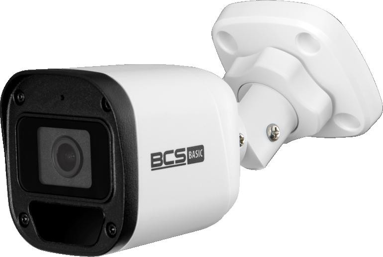 Kamera IP BCS BASIC BCS-B-TIP15FR3(2.0) tubowa 5 Mpx, obiektyw 2.8 mm, IR 30 m, mikrofon, PoE, IP67 na zewnątrz Kamera IP BCS BASIC BCS-B-TIP15FR3(2.0) tubowa 5 Mpx, obiektyw 2.8 mm, IR 30 m, mikrofon, PoE, IP67 na zewnątrz