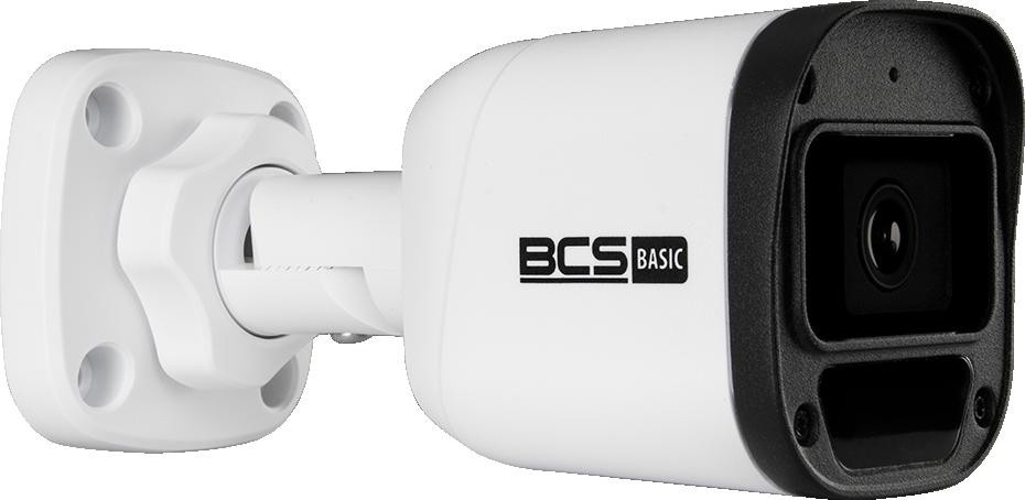 Kamera IP BCS BASIC BCS-B-TIP15FR3(2.0) tubowa 5 Mpx, obiektyw 2.8 mm, IR 30 m, mikrofon, PoE, IP67 na zewnątrz Kamera IP BCS BASIC BCS-B-TIP15FR3(2.0) tubowa 5 Mpx, obiektyw 2.8 mm, IR 30 m, mikrofon, PoE, IP67 na zewnątrz