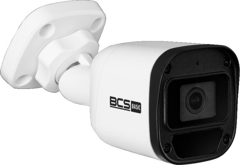 Kamera IP BCS BASIC BCS-B-TIP15FR3(2.0) tubowa 5 Mpx, obiektyw 2.8 mm, IR 30 m, mikrofon, PoE, IP67 na zewnątrz Kamera IP BCS BASIC BCS-B-TIP15FR3(2.0) tubowa 5 Mpx, obiektyw 2.8 mm, IR 30 m, mikrofon, PoE, IP67 na zewnątrz