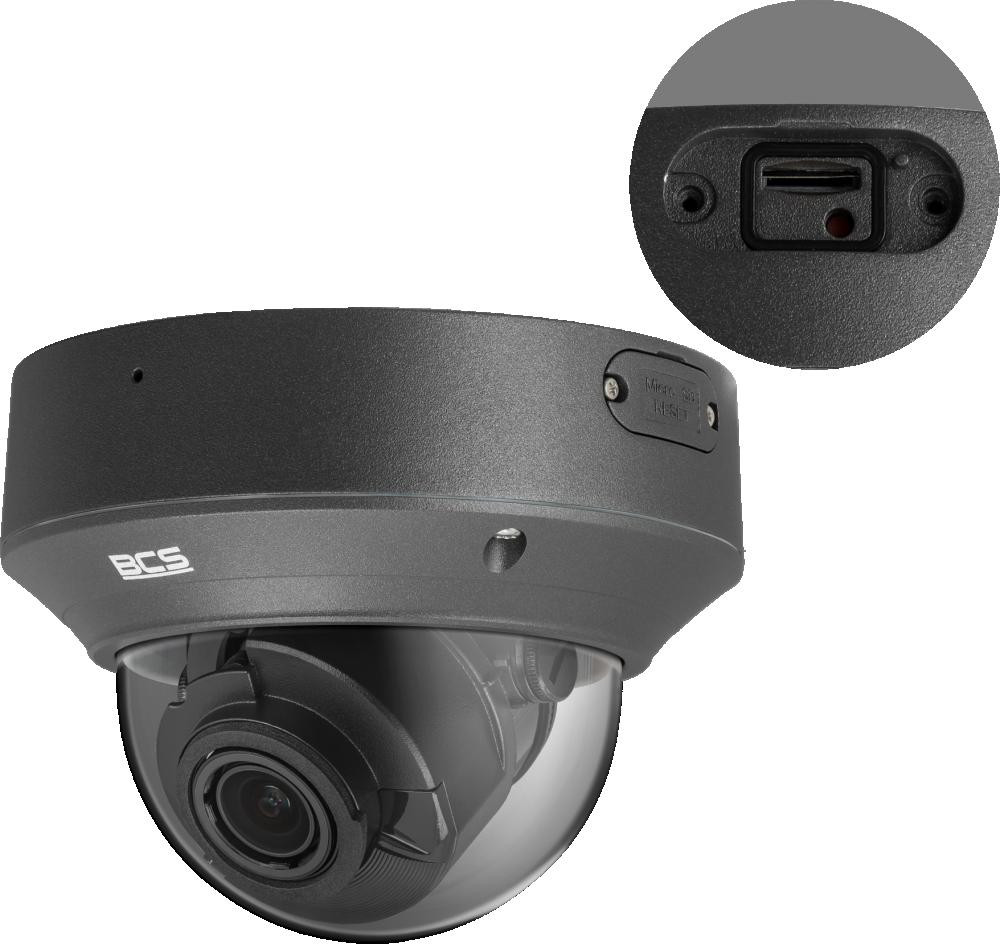 BCS POINT BCS-P-DIP55VSR4-Ai2-G kamera IP kopułowa wandaloodporna 5 Mpx motozoom AI IR 40m IP67 IK10 BCS POINT BCS-P-DIP55VSR4-Ai2-G kamera IP kopułowa wandaloodporna 5 Mpx motozoom AI IR 40m IP67 IK10