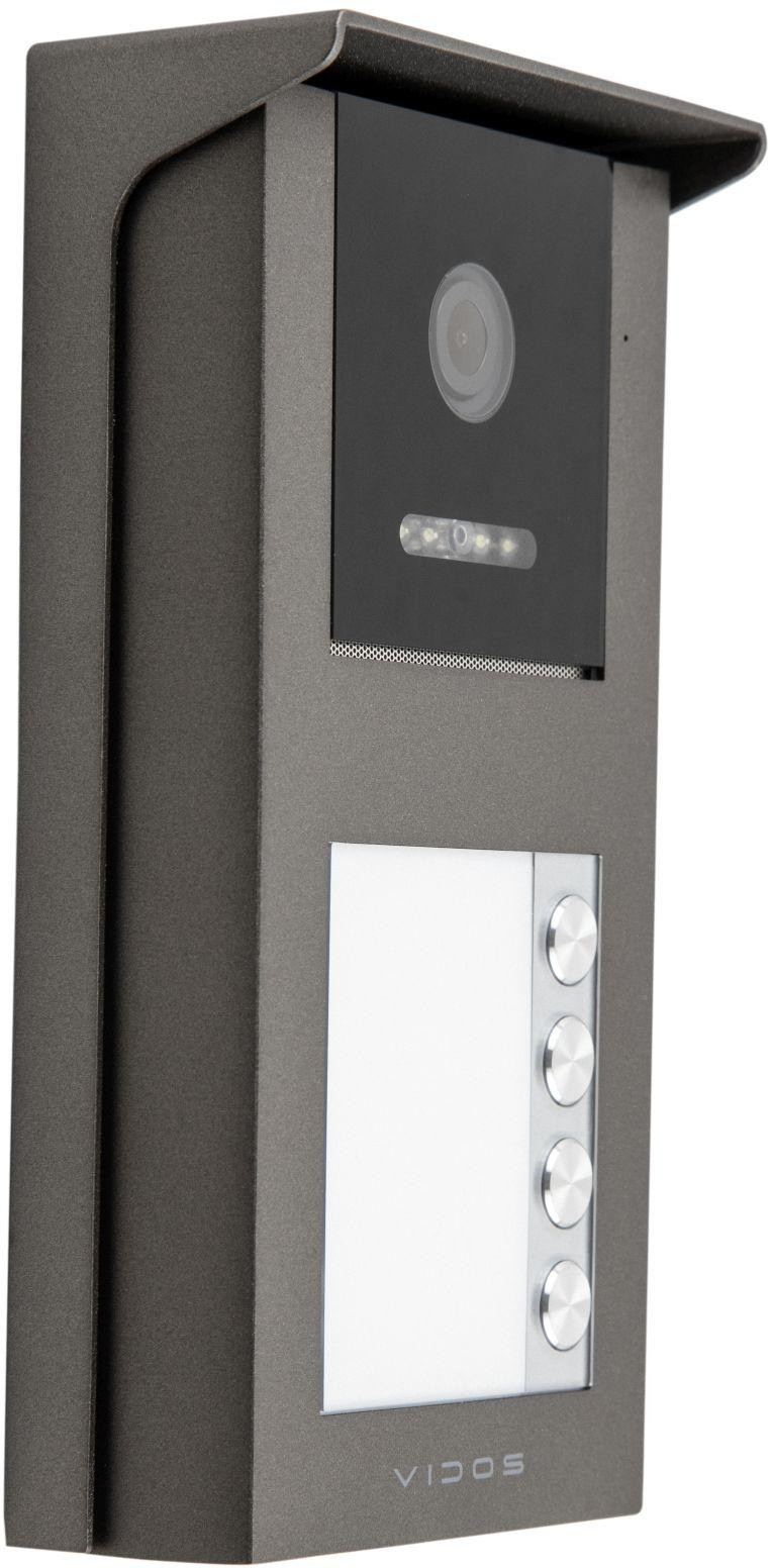 VIDOS IPX S101-4 panel zewnętrzny wideodomofonu IP 4-lokatorski czytnik RFID kamera FHD PoE VIDOS IPX S101-4 panel zewnętrzny wideodomofonu IP 4-lokatorski czytnik RFID kamera FHD PoE