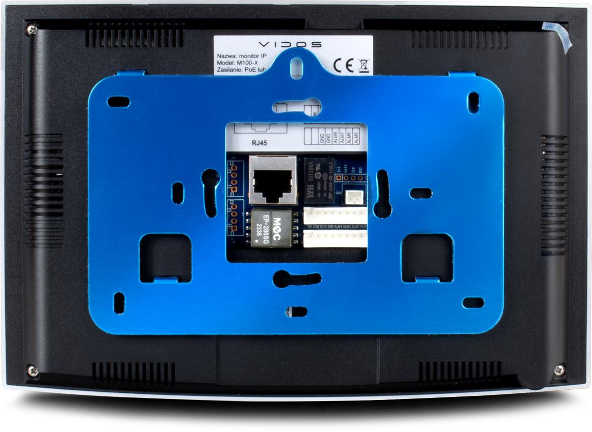 VIDOS IPX M100-X monitor wideodomofonu IP 7 cali WiFi PoE SIP 2.0 32 kamery IP VIDOS IPX M100-X monitor wideodomofonu IP 7 cali WiFi PoE SIP 2.0 32 kamery IP