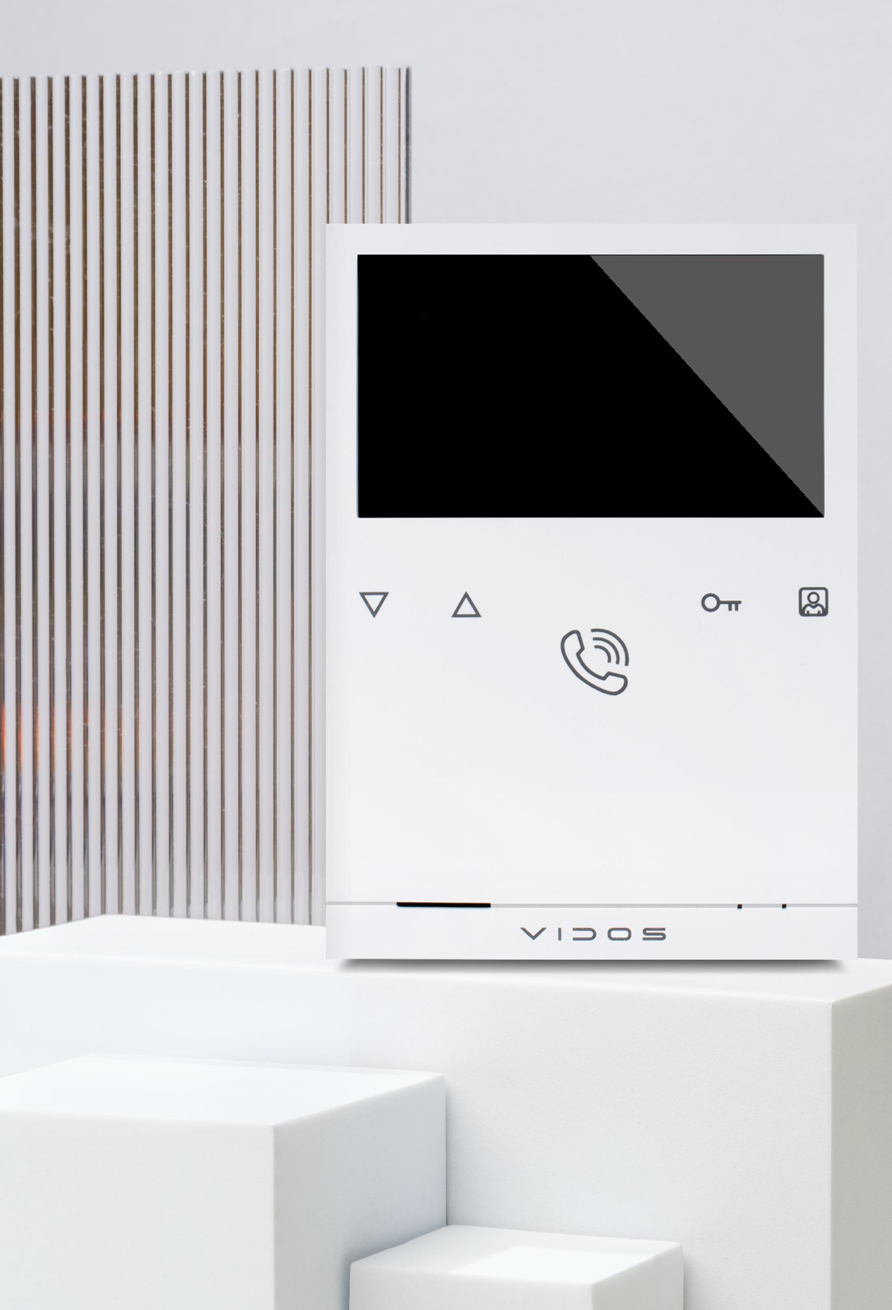 VIDOS IPX M101 monitor wideodomofonu IP 4.3 cala, PoE, ONVIF, pamięć wewnętrzna, system jedno i wielorodzinny VIDOS IPX M101 monitor wideodomofonu IP 4.3 cala, PoE, ONVIF, pamięć wewnętrzna, system jedno i wielorodzinny