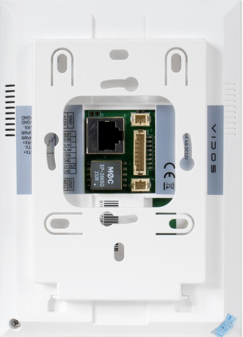 VIDOS IPX M101 monitor wideodomofonu IP 4.3 cala, PoE, ONVIF, pamięć wewnętrzna, system jedno i wielorodzinny VIDOS IPX M101 monitor wideodomofonu IP 4.3 cala, PoE, ONVIF, pamięć wewnętrzna, system jedno i wielorodzinny