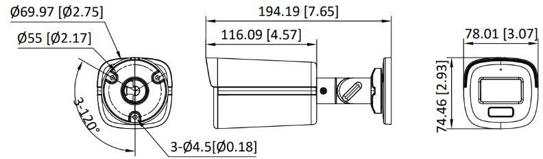 Kamera Hikvision DS-2CE12DF3T-LFS 2 Mpx ColorVu 4w1 z mikrofonem i światłem 40 m Kamera Hikvision DS-2CE12DF3T-LFS 2 Mpx ColorVu 4w1 z mikrofonem i światłem 40 m