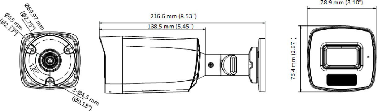 Kamera Hikvision DS-2CE17U0T-LF 4K 8MP 4w1, Smart Hybrid Light, IR i światło 40 m, IP67, 2.8mm Kamera Hikvision DS-2CE17U0T-LF 4K 8MP 4w1, Smart Hybrid Light, IR i światło 40 m, IP67, 2.8mm