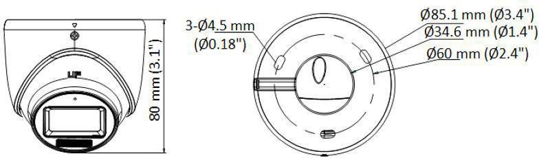 Kamera 4w1 Hikvision DS-2CE76U0T-LMF 8MP turret, białe światło, mikrofon, IP67, 2.8mm Kamera 4w1 Hikvision DS-2CE76U0T-LMF 8MP turret, białe światło, mikrofon, IP67, 2.8mm