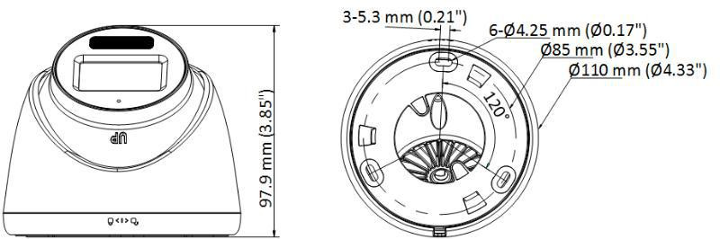 Kamera 4w1 Hikvision DS-2CE78U0T-LF 8MP 4K 2.8mm dwa tryby światła IR 40m IP67 Kamera 4w1 Hikvision DS-2CE78U0T-LF 8MP 4K 2.8mm dwa tryby światła IR 40m IP67