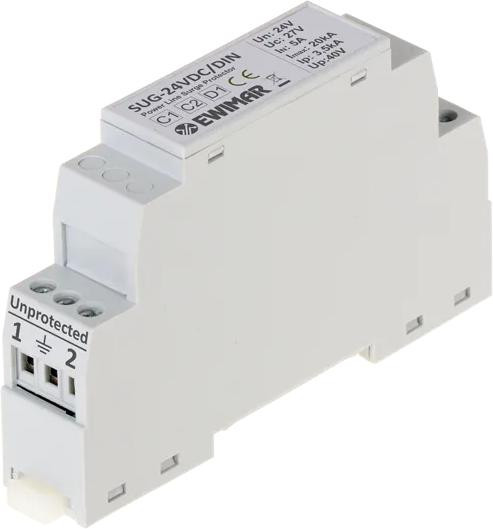 Scaricatore di sovratensione 24V DC su guida DIN EWIMAR SUG-24VDC/DIN