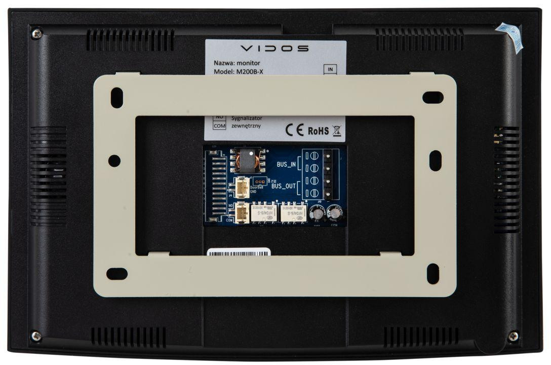 VIDOS 2IP M200B-X monitor wideodomofonu 7 cali TFT WiFi microSD czarny SIP VIDOS 2IP M200B-X monitor wideodomofonu 7 cali TFT WiFi microSD czarny SIP