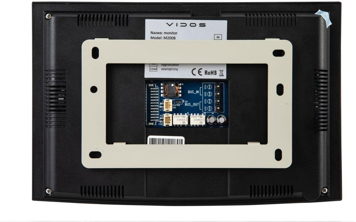 VIDOS 2IP M200B monitor wideodomofonu 7 cali dotykowy IP microSD dwużylowy VIDOS 2IP M200B monitor wideodomofonu 7 cali dotykowy IP microSD dwużylowy