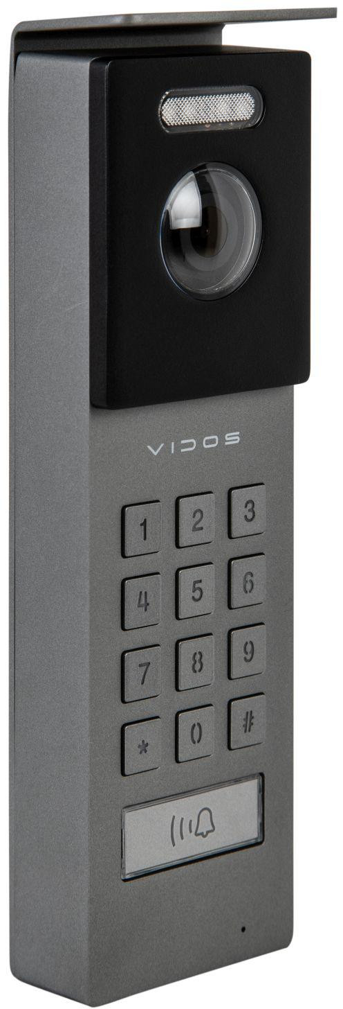 Panel zewnętrzny VIDOS S202 2IP, kamera Full HD, szyfrator, czytnik MIFARE, kod QR, obudowa aluminiowa IP54 Panel zewnętrzny VIDOS S202 2IP, kamera Full HD, szyfrator, czytnik MIFARE, kod QR, obudowa aluminiowa IP54