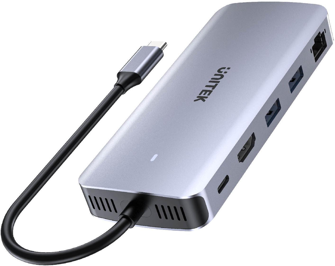 Unitek D1120A01 Attivo Hub USB-C 10 Gbps, Custodia na Hard Disk M.2, HDMI
