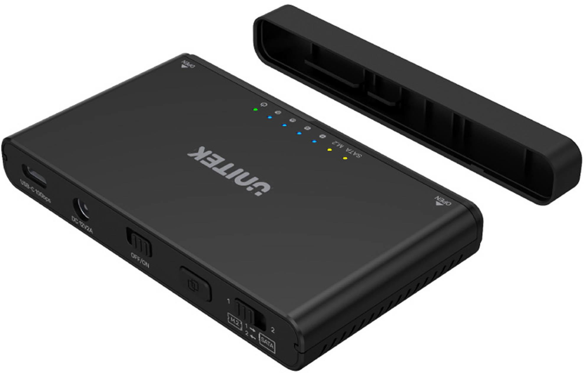 Unitek S1222A Mostek / Docking station clonatore dischi Hard Disk SATA i M.2