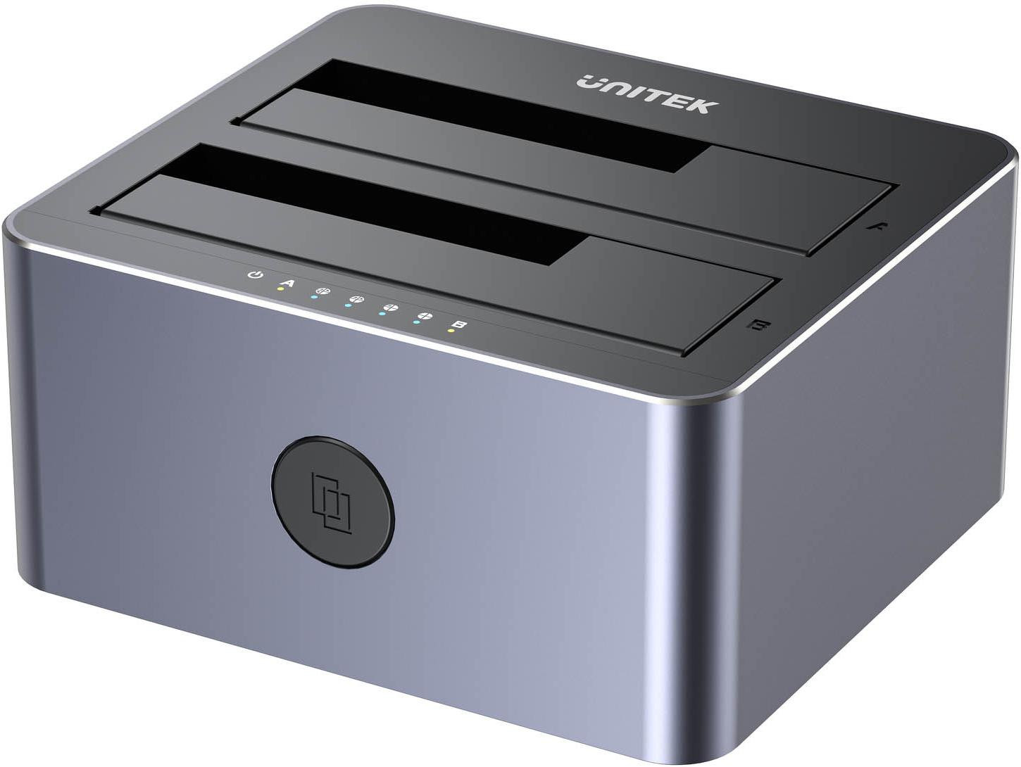 Unitek Docking station clonatore dischi Hard Disk 2 x SATA 2,5"/3,5" USB 5Gbps