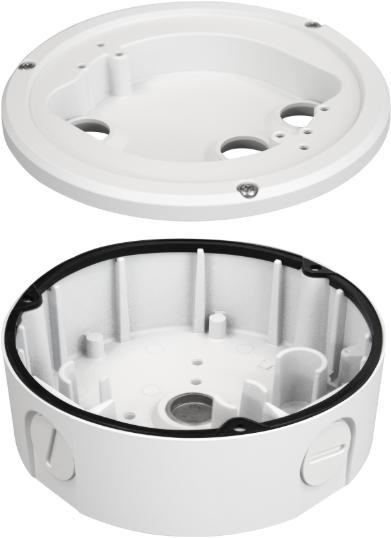 Adapter BCS Ultra BCS-U-FA puszka sufitowa do kamer fisheye, aluminium, IP66, biała Adapter BCS Ultra BCS-U-FA puszka sufitowa do kamer fisheye, aluminium, IP66, biała