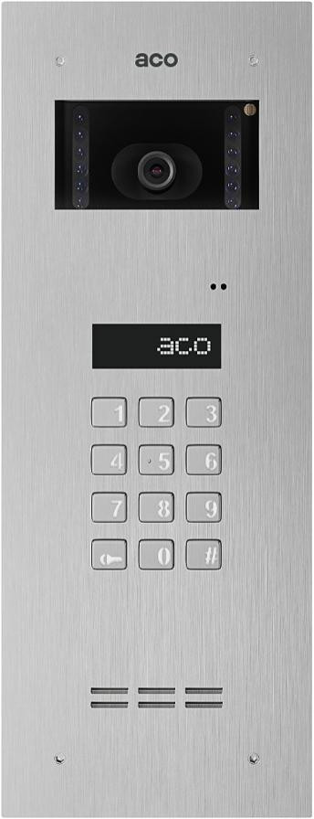 ACO INSPIRO 4+ G2 panel wideodomofonowy cyfrowy kamera kolorowa 1020 lokali zamek szyfrowy ACO INSPIRO 4+ G2 panel wideodomofonowy cyfrowy kamera kolorowa 1020 lokali zamek szyfrowy