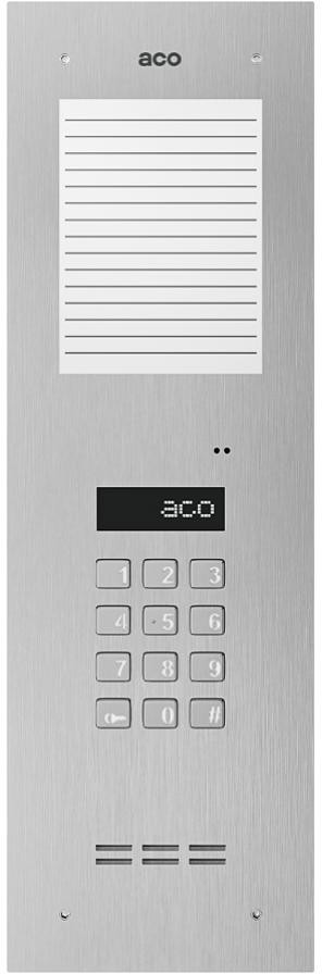 ACO INSPIRO 10+ G2 cyfrowy panel domofonowy 10 przycisków szyfrator stal nierdzewna ACO INSPIRO 10+ G2 cyfrowy panel domofonowy 10 przycisków szyfrator stal nierdzewna