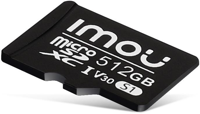 Karta microSD IMOU ST2-512-S1 512GB, microSDXC UHS-I U3 V30, do monitoringu i kamer 4K Karta microSD IMOU ST2-512-S1 512GB, microSDXC UHS-I U3 V30, do monitoringu i kamer 4K