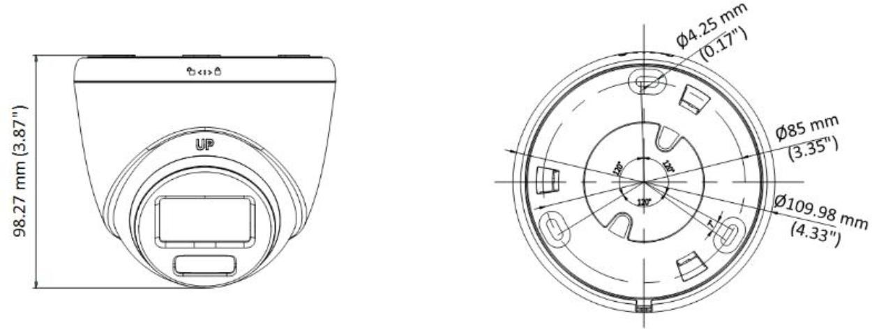 Kamera Hikvision DS-2CE72KF3T-LE 4w1 5 MP 3K ColorVu turret 2.8 mm noc w kolorze IP67 PoC Kamera Hikvision DS-2CE72KF3T-LE 4w1 5 MP 3K ColorVu turret 2.8 mm noc w kolorze IP67 PoC