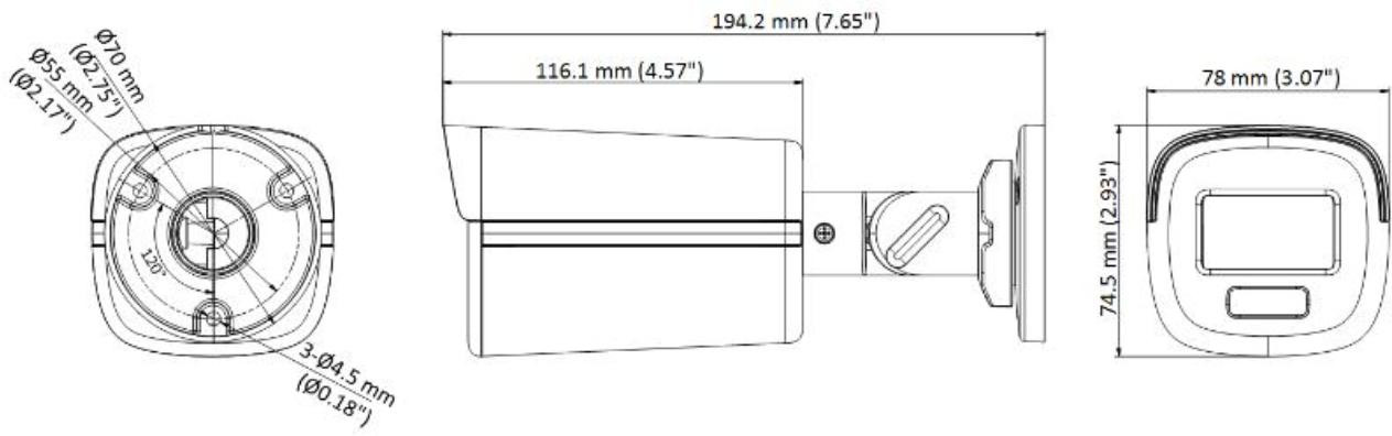 Hikvision DS-2CE12KF3T-LE 2.8mm kamera 4w1 5MP ColorVu dual-light biała IR40m IP67 Hikvision DS-2CE12KF3T-LE 2.8mm kamera 4w1 5MP ColorVu dual-light biała IR40m IP67