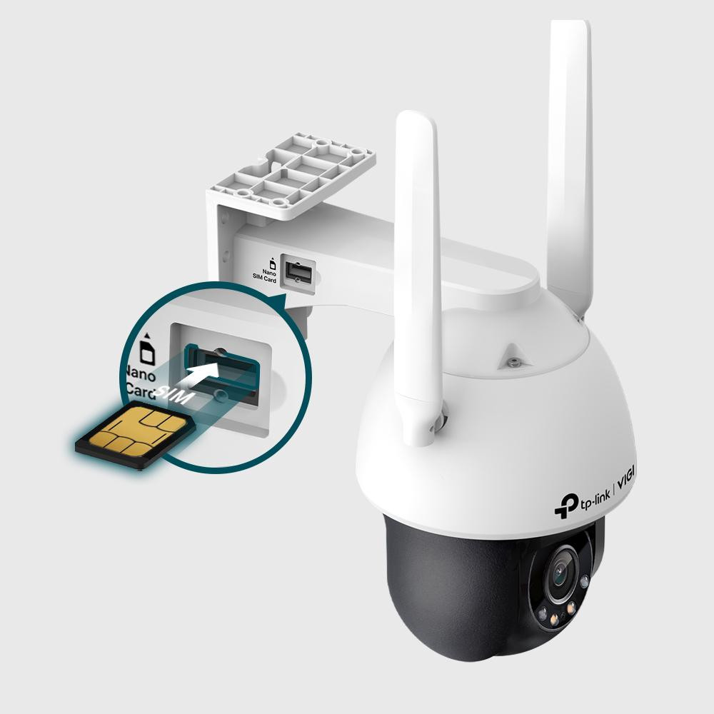 TP-Link VIGI C540-4G kamera IP 4G LTE 4MP obrotowa outdoor pełne kolory noc zasięg 30m TP-Link VIGI C540-4G kamera IP 4G LTE 4MP obrotowa outdoor pełne kolory noc zasięg 30m