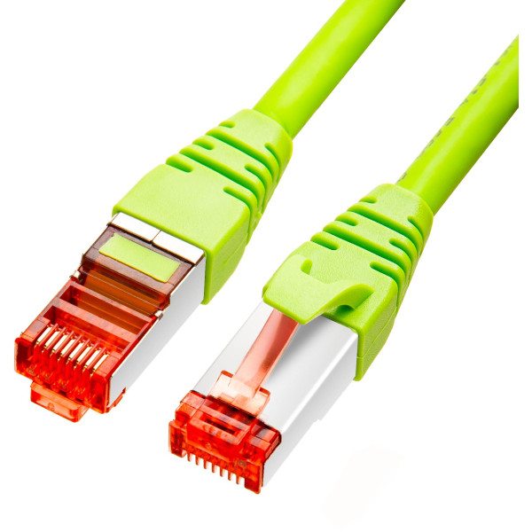 PATCHCORD SKRĘTKA GETFORT CAT.6A S/FTP LSOH 3m zielony