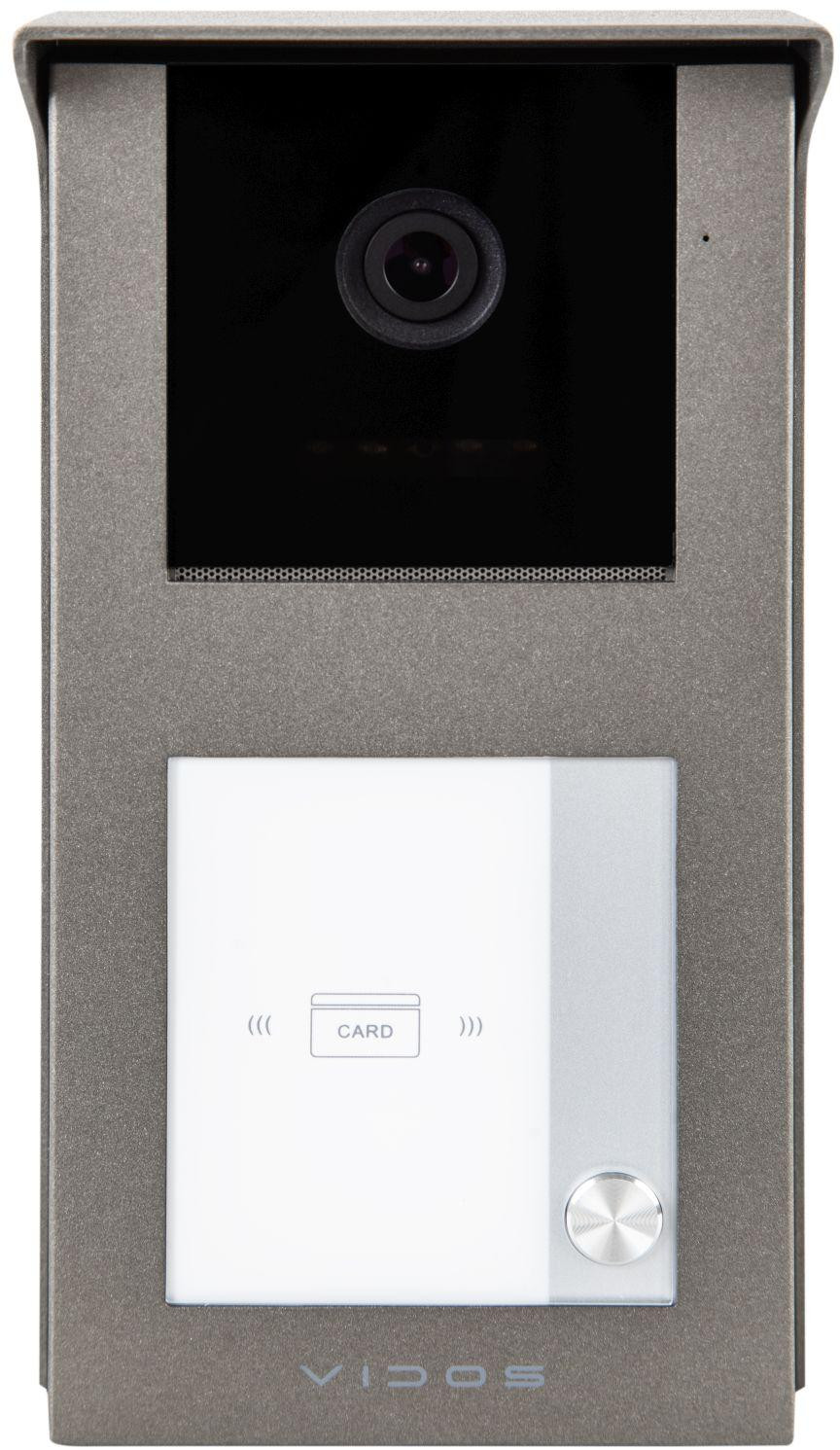 VIDOS 2IP S201-1 stacja bramowa wideodomofon IP Full HD RFID MIFARE kat 125 stopni IP54 jednorodzinny VIDOS 2IP S201-1 stacja bramowa wideodomofon IP Full HD RFID MIFARE kat 125 stopni IP54 jednorodzinny