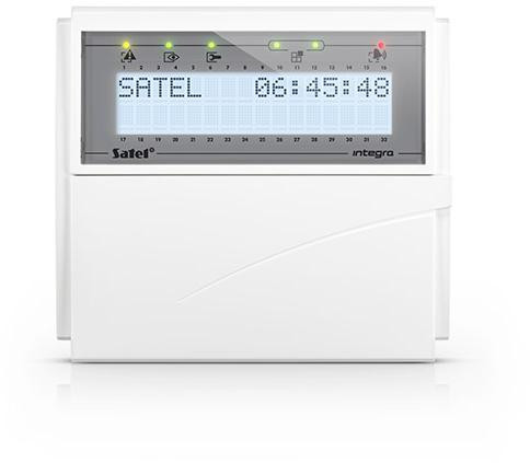 SATEL INT-KLCD-W manipulator LCD do INTEGRA, wyswietlacz 2×16 z bialym podswietleniem, klawisze funkcyjne, Grade 3 SATEL INT-KLCD-W manipulator LCD do INTEGRA, wyswietlacz 2×16 z bialym podswietleniem, klawisze funkcyjne, Grade 3