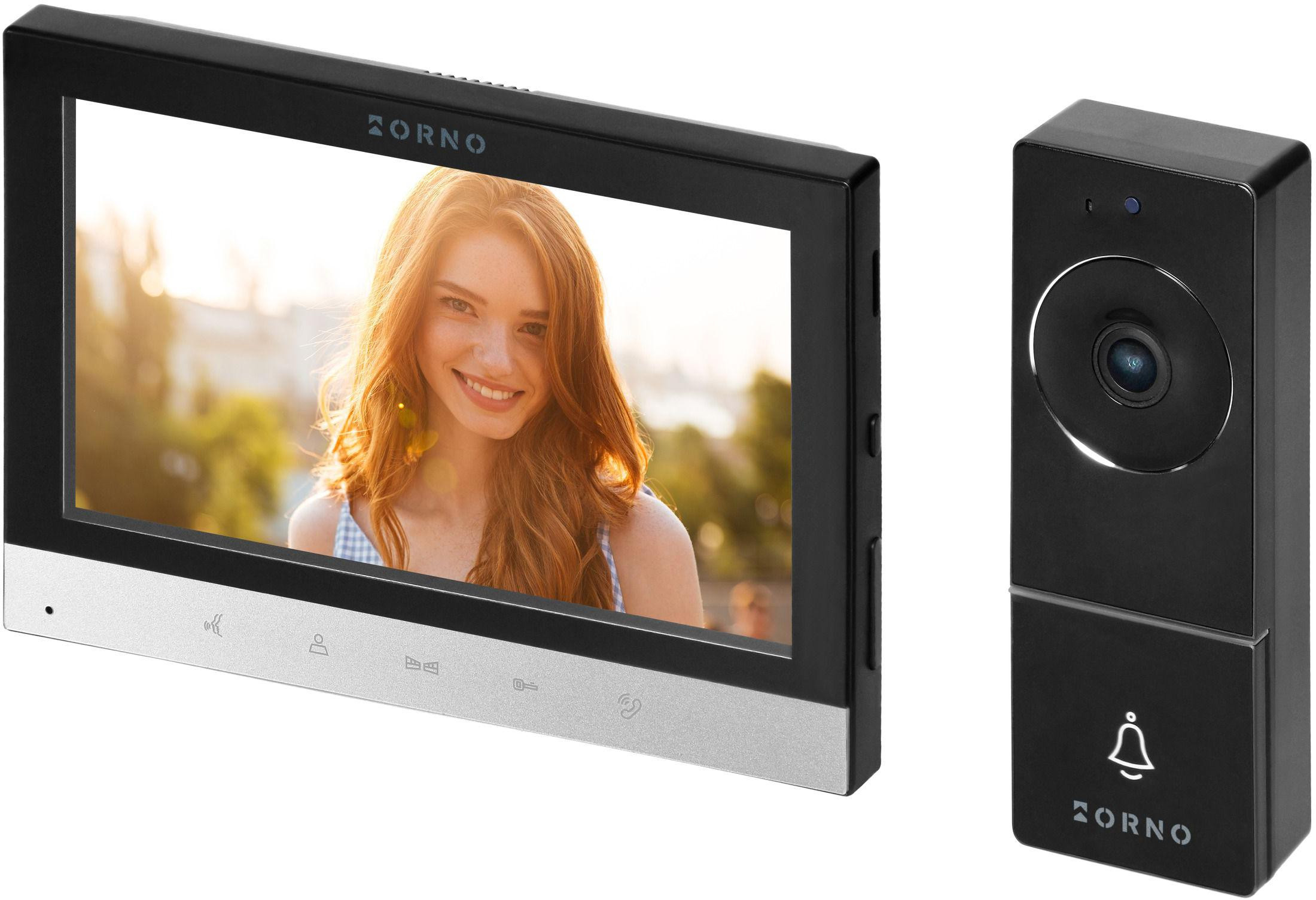 Wideodomofon ORNO OR-VID-MD-1084/B Alerto monitor 7″ dotykowy pamięć panel natynkowy czarny Wideodomofon ORNO OR-VID-MD-1084/B Alerto monitor 7″ dotykowy pamięć panel natynkowy czarny