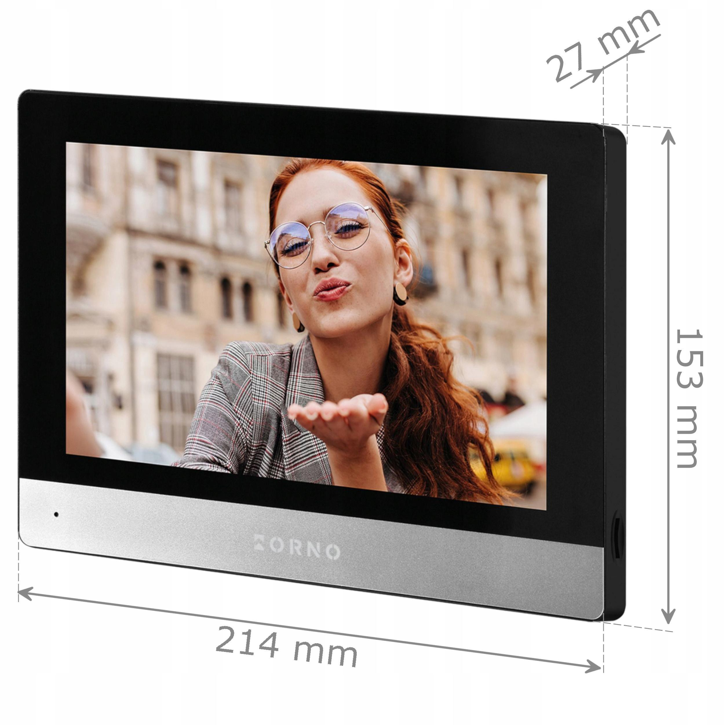 ORNO OR-VID-MA-1080/B GAYD wideodomofon 2 żyłowy 8 cali Full HD RFID Wi-Fi szyfrator jednorodzinny ORNO OR-VID-MA-1080/B GAYD wideodomofon 2 żyłowy 8 cali Full HD RFID Wi-Fi szyfrator jednorodzinny