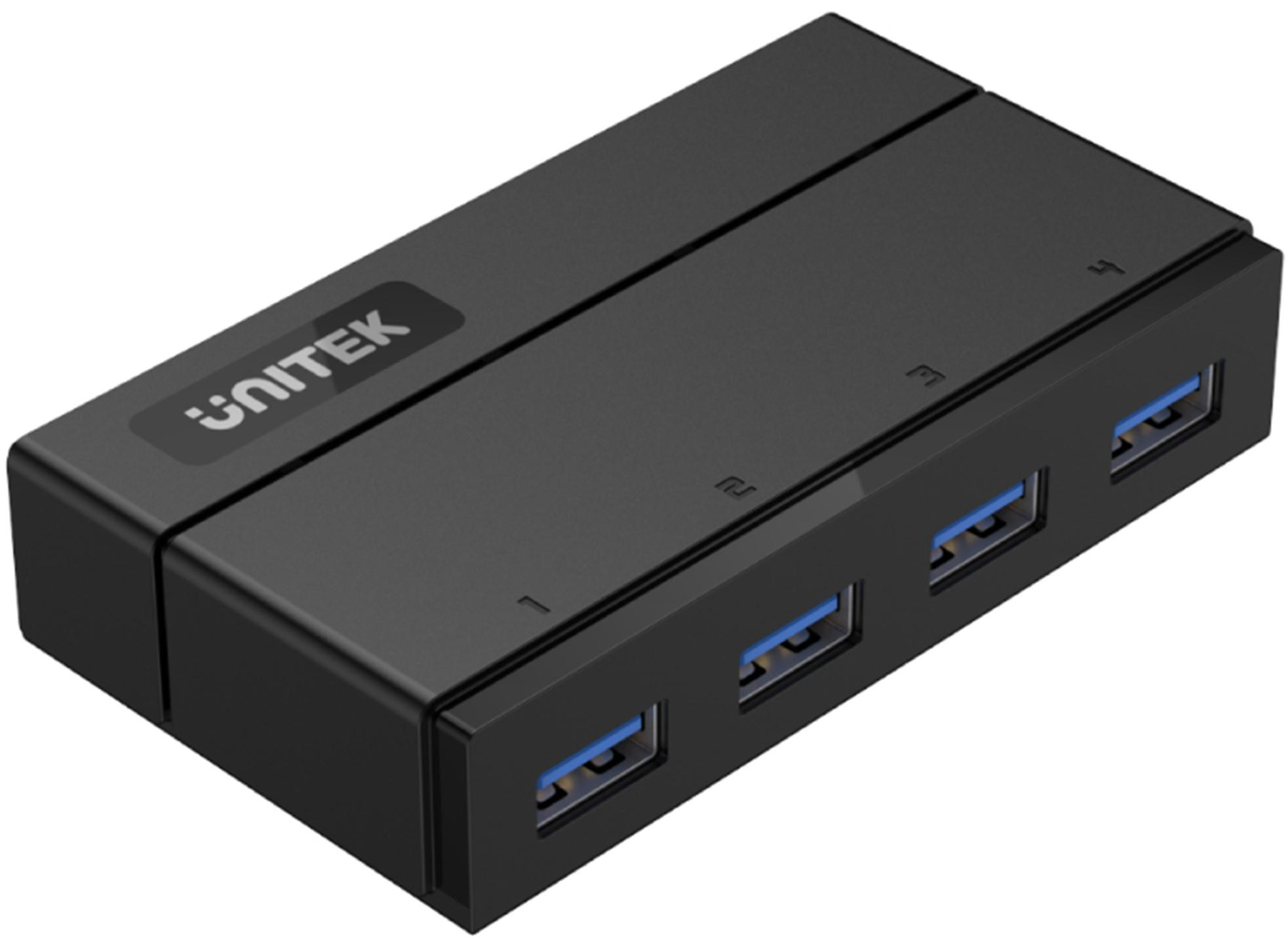 Unitek Y-HB03001 hub 4x USB3.0 con funzionalità di ricarica